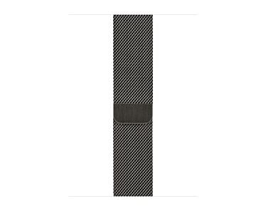 Apple Bransoleta mediolańska w kolorze mocnego grafitu do koperty 38mm / 40mm / 41mm / 42mm - rozmiar uniwersalny