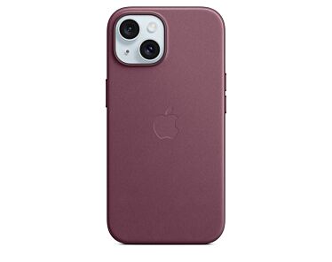 Apple Etui z tkaniny FineWoven do iPhone 15 z MagSafe – Rubinowa morwa