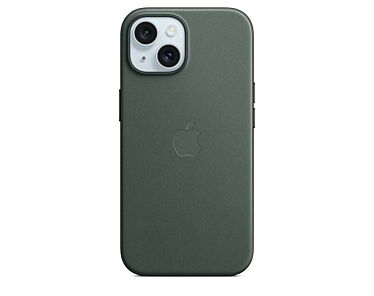 Apple Etui z tkaniny FineWoven do iPhone 15 z MagSafe – Wieczna zieleń