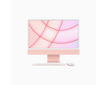Apple iMac 24" 4,5K Retina M1 8-core CPU + 7-core GPU / 16GB / 1TB SSD / Gigabit Ethernet / Różowy (Pink) - 2021