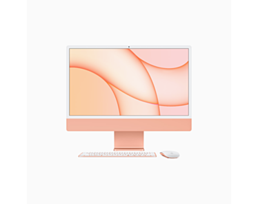 Apple iMac 24" 4,5K Retina M1 8-core CPU + 8-core GPU / 16GB / 2TB SSD / Gigabit Ethernet / Pomarańczowy (Orange) - 2021