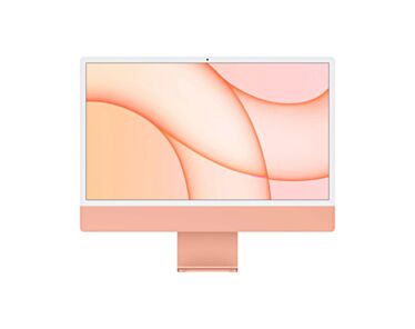 Apple iMac 24" 4,5K Retina M1 8-core CPU + 8-core GPU / 8GB / 256GB SSD / Gigabit Ethernet / Pomarańczowy (Orange) - 2021