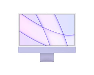 Apple iMac 24" 4,5K Retina M1 8-core CPU + 8-core GPU / 8GB / 512GB SSD / Gigabit Ethernet / Fioletowy (Purple) - 2021