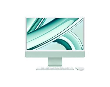 Apple iMac 24 4,5K Retina M3 8-core CPU + 10-core GPU / 16GB / 512GB SSD / Gigabit Ethernet / Zielony (Green)