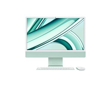 Apple iMac 24" 4,5K Retina M3 8-core CPU + 8-core GPU / 8GB / 256GB SSD / Zielony (Green)