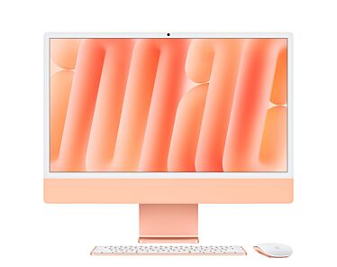 Apple iMac 24" 4,5K Retina M4 10-core CPU + 10-core GPU / 16GB / 1TB / Gigabit Ethernet / Pomarańczowy (Orange)
