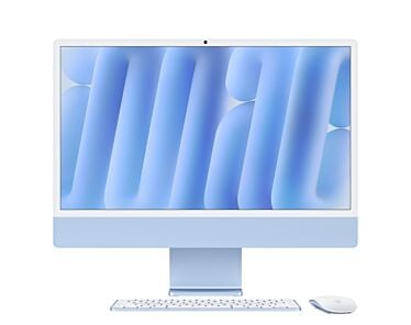 Apple iMac 24" 4,5K Retina M4 10-core CPU + 10-core GPU / 32GB / 1TB / Gigabit Ethernet / Klawiatura z Touch ID i polem numerycznym / Niebieski (Blue)