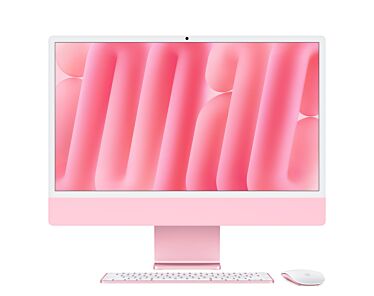 Apple iMac 24" 4,5K Retina M4 10-core CPU + 10-core GPU / 32GB / 1TB / Gigabit Ethernet / Klawiatura z Touch ID i polem numerycznym / Różowy (Pink)
