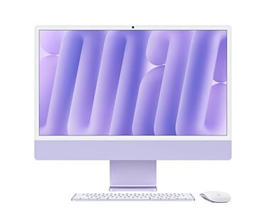 Apple iMac 24" 4,5K Retina M4 8-core CPU + 8-core GPU / 16GB / 256GB / Gigabit Ethernet / Fioletowy (Purple)
