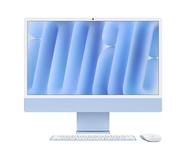 Apple iMac 24" 4,5K Retina M4 8-core CPU + 8-core GPU / 24GB / 1TB / Gigabit Ethernet / Niebieski (Blue)