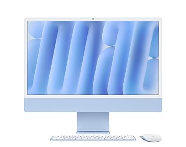 Apple iMac 24" M6 12-core CPU + 12-core GPU / 16GB RAM / 512GB SSD / Magic Keyboard z Touch ID / Magic Mouse / Gigabit Ethernet / Niebieski (Blue)