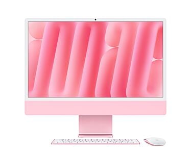Apple iMac 24" M6 12-core CPU + 12-core GPU / 24GB RAM / 512GB SSD / Magic Keyboard z Touch ID / Magic Mouse / Gigabit Ethernet / Różowy (Pink)