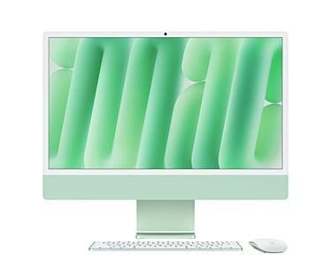Apple iMac 24" M6 12-core CPU + 12-core GPU / 24GB RAM / 512GB SSD / Magic Keyboard z Touch ID / Magic Mouse / Gigabit Ethernet / Zielony (Green)