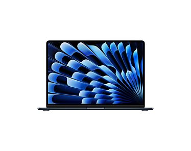 Apple MacBook Air 15 M3 8-core CPU + 10-core GPU / 16GB RAM / 256GB SSD / Północ (Midnight) - Outlet
