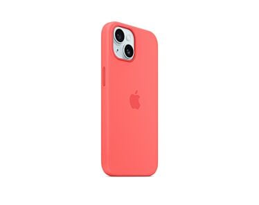 Apple Silikonowe etui do iPhone 15 z MagSafe – Guawa – Outlet