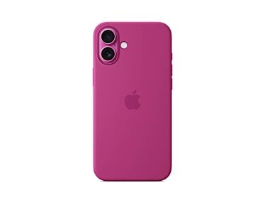 Apple Silikonowe etui do iPhone 16 Plus z MagSafe - Żywy róż