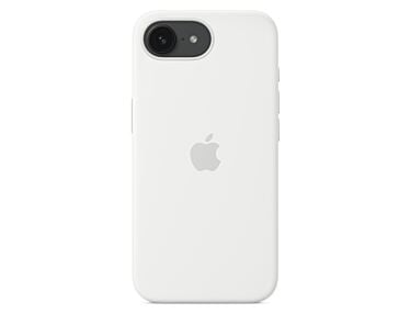 Apple Silikonowe etui do iPhone 16e – Białe