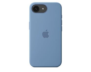 Apple Silikonowe etui do iPhone 16e – Zimowy błękit
