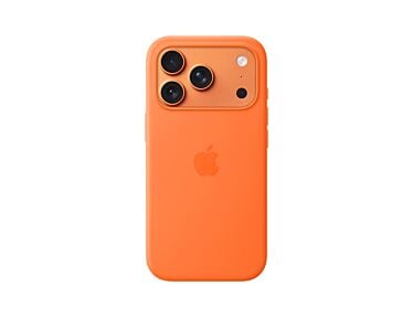 Apple Silikonowe Etui do iPhone 17 Pro/iPhone 18 Pro z MagSafe - Pomarańczowe - Outlet