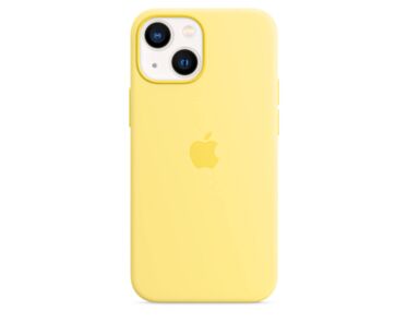 Apple Silikonowe etui z MagSafe do iPhone 13 mini - skórka cytryny