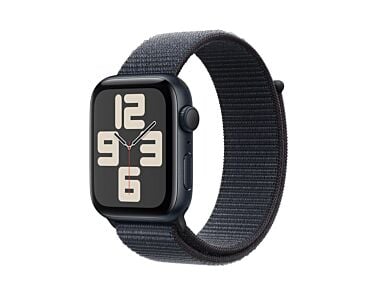 Apple Watch SE (2-gen) GPS Koperta 44mm z Aluminium w kolorze Północy z Opaską sportową w kolorze Atramentowym