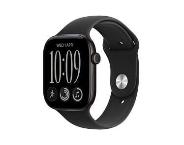 Apple Watch Series 12 GPS + Cellular Koperta 42mm z Aluminium w kolorze Czarnym z Paskiem sportowym w kolorze Czarnym - S/M