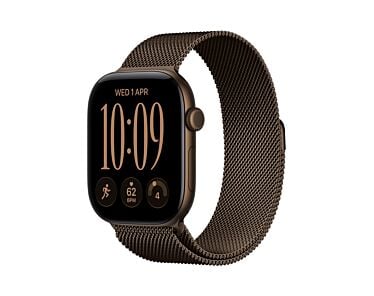 Apple Watch Series 12 GPS Koperta 42mm z Aluminium w kolorze Ciemnego brązu z Bransoletą mediolańską w kolorze Ciemnego brązu