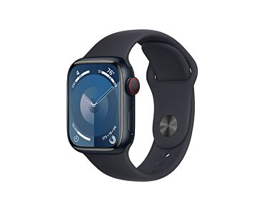 Apple Watch Series 9 GPS + Cellular Koperta 41mm z Aluminium w kolorze Północy z Paskiem sportowym w kolorze Północy - rozmiar M/L