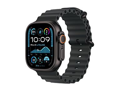 Apple Watch Ultra 2 GPS + Cellular Koperta 49mm z Tytanu w kolorze Czarnym z Paskiem Ocean w kolorze Czarnym - Outlet
