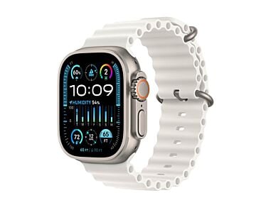 Apple Watch Ultra 2 GPS + Cellular Koperta 49mm z tytanu z Paskiem Ocean w białym