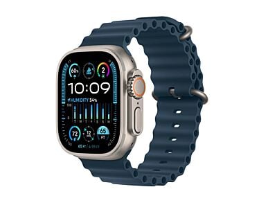 Apple Watch Ultra 2 GPS + Cellular Koperta 49mm z tytanu z Paskiem Ocean w kolorze niebieskim