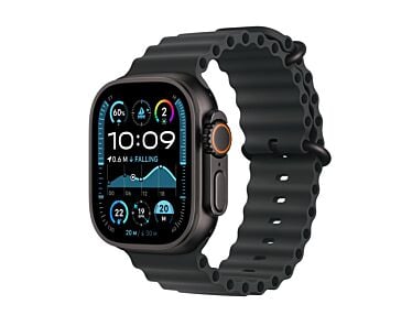 Apple Watch Ultra 2 GPS + Cellular Koperta 49mm z Tytanu w kolorze Czarnym z Paskiem Ocean w kolorze Czarnym