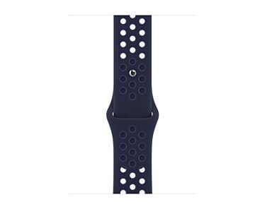 Apple Pasek sportowy Nike  w kolorze granatu północy/mitycznego granatu do koperty 44mm / 45mm / 46mm / 49mm - rozmiar S/M/L