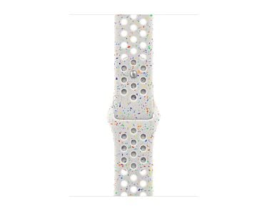 Apple Pasek sportowy Nike  w kolorze czystej platyny do koperty 44mm / 45mm / 46mm / 49mm - rozmiar M/L