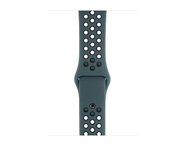 Apple Pasek sportowy Nike  w kolorze turkusowym/czarnym do koperty 38mm / 40mm / 41mm / 42mm - rozmiar S/M/L