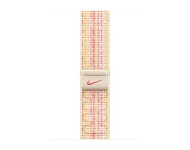 Apple Opaska sportowa Nike  w kolorze księżycowej poświaty/różowym do koperty 44mm / 45mm / 46mm / 49mm - rozmiar uniwersalny