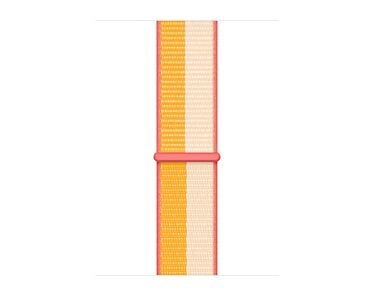 Apple Opaska sportowa w kolorze jesiennego liścia/białym  do koperty 44mm / 45mm / 46mm / 49mm - rozmiar uniwersalny