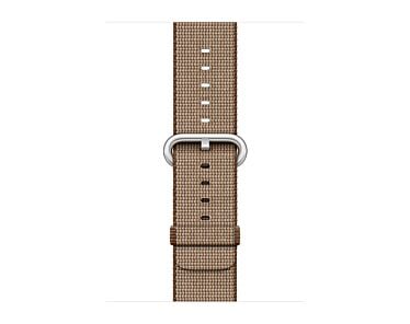 Apple Pasek nylonowy w kolorze karmelu i kawy do koperty 38mm / 40mm / 41mm / 42mm - rozmiar S/M