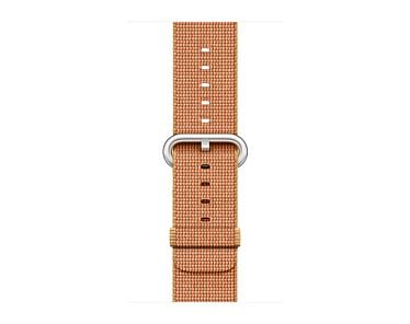 Apple Pasek nylonowy w kolorze złotym/czerwonym do koperty 38mm / 40mm / 41mm / 42mm - rozmiar S/M