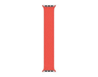 Apple Pleciona opaska Solo  w kolorze elektrycznej pomarańczy do koperty 40mm / 41mm / 42mm - rozmiar 2