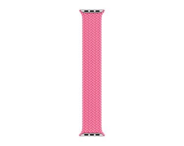 Apple Pleciona opaska Solo  w kolorze flamingo do koperty 44mm / 45mm / 46mm / 49mm - rozmiar 5