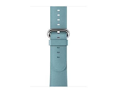 Apple Skórzany pasek z klamrą klasyczną w kolorze modrej zieleni do koperty 42mm / 44mm / 45mm / 46mm / 49mm - rozmiar M/L