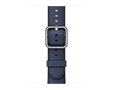 Apple Skórzany pasek z klamrą klasyczną w kolorze północnego błękitu do koperty 42mm / 44mm / 45mm / 46mm / 49mm - rozmiar M/L