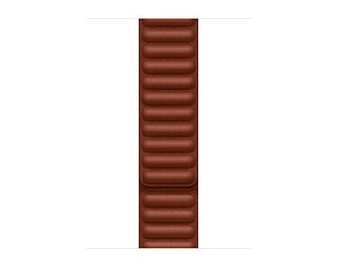 Apple Pasek z karbowanej skóry w kolorze umbry do koperty 44mm / 45mm / 46mm / 49mm - rozmiar M/L