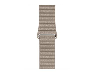 Apple Opaska skórzana w kolorze piaskowca do koperty 42mm / 44mm / 45mm / 46mm / 49mm - rozmiar L