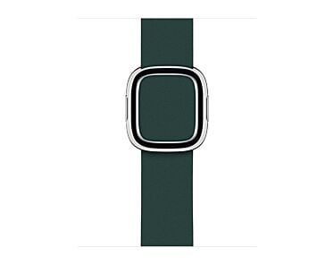 Apple Pasek z klamrą nowoczesną w kolorze leśnej zieleni do koperty 38mm / 40mm / 41mm / 42mm - rozmiar M