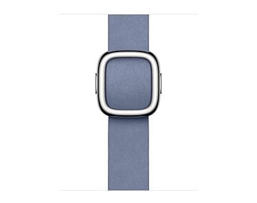 Apple Pasek z klamrą nowoczesną w kolorze lawendowego błękitu do koperty 38mm / 40mm / 41mm / 42mm - rozmiar M