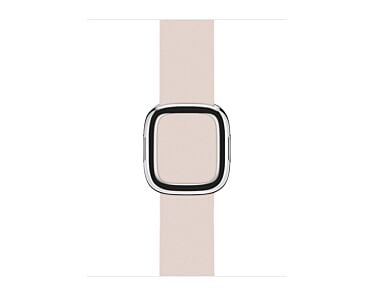 Apple Pasek z klamrą nowoczesną w kolorze delikatnego różu do koperty 38mm / 40mm / 41mm / 42mm - rozmiar L