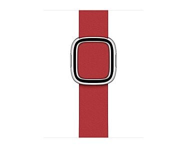 Apple Pasek z klamrą nowoczesną w kolorze szkarłatnym do koperty 38mm / 40mm / 41mm / 42mm - rozmiar L