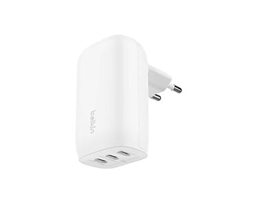 Belkin BoostCharge Ładowarka sieciowa 3x USB-C 67W - Biała